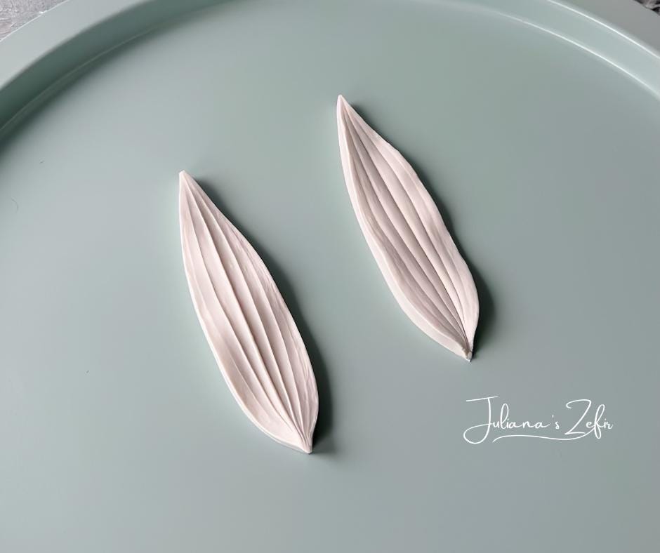 Tulip Leaf Silicone Veiner Mold | food grade marshmallow zefir decorating tool