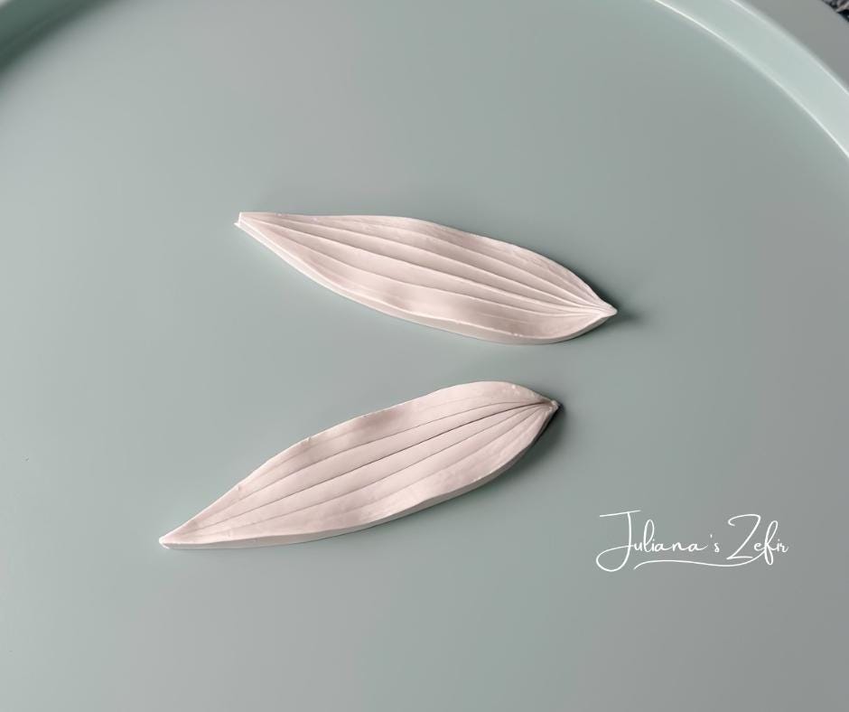 Tulip Leaf Silicone Veiner Mold | food grade marshmallow zefir decorating tool