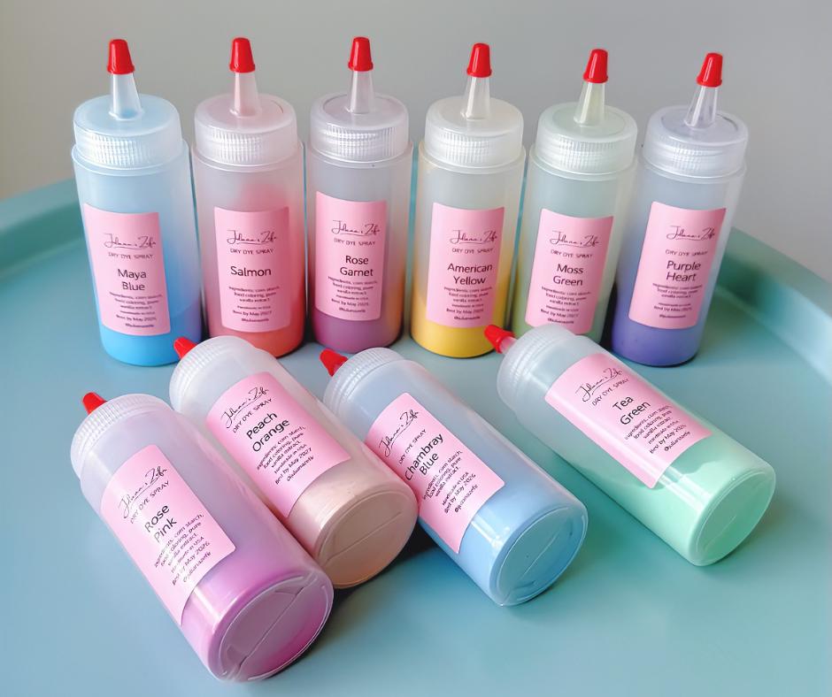 Dry Spray Food Color – Airbrush Alternative for Piped Flowers, Marshmallow, Buttercream (25g)