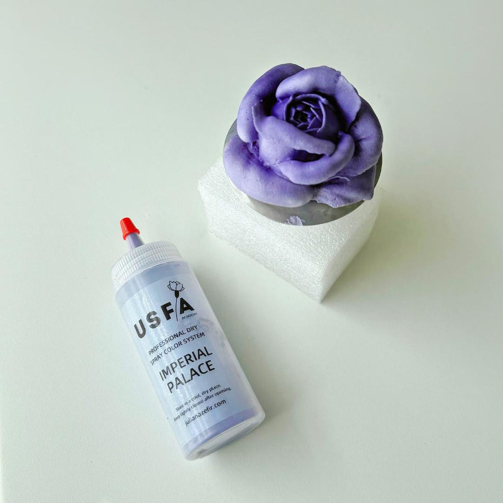 Vivid Palette Dry Spray Color System – Zefir Piped Flower Baking Decorations (Set of 5)