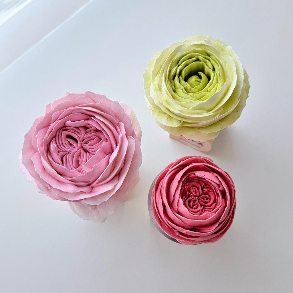 Elegance Palette Dry Spray Color System – Zefir Piped Flower Baking Decorations (Set of 5)