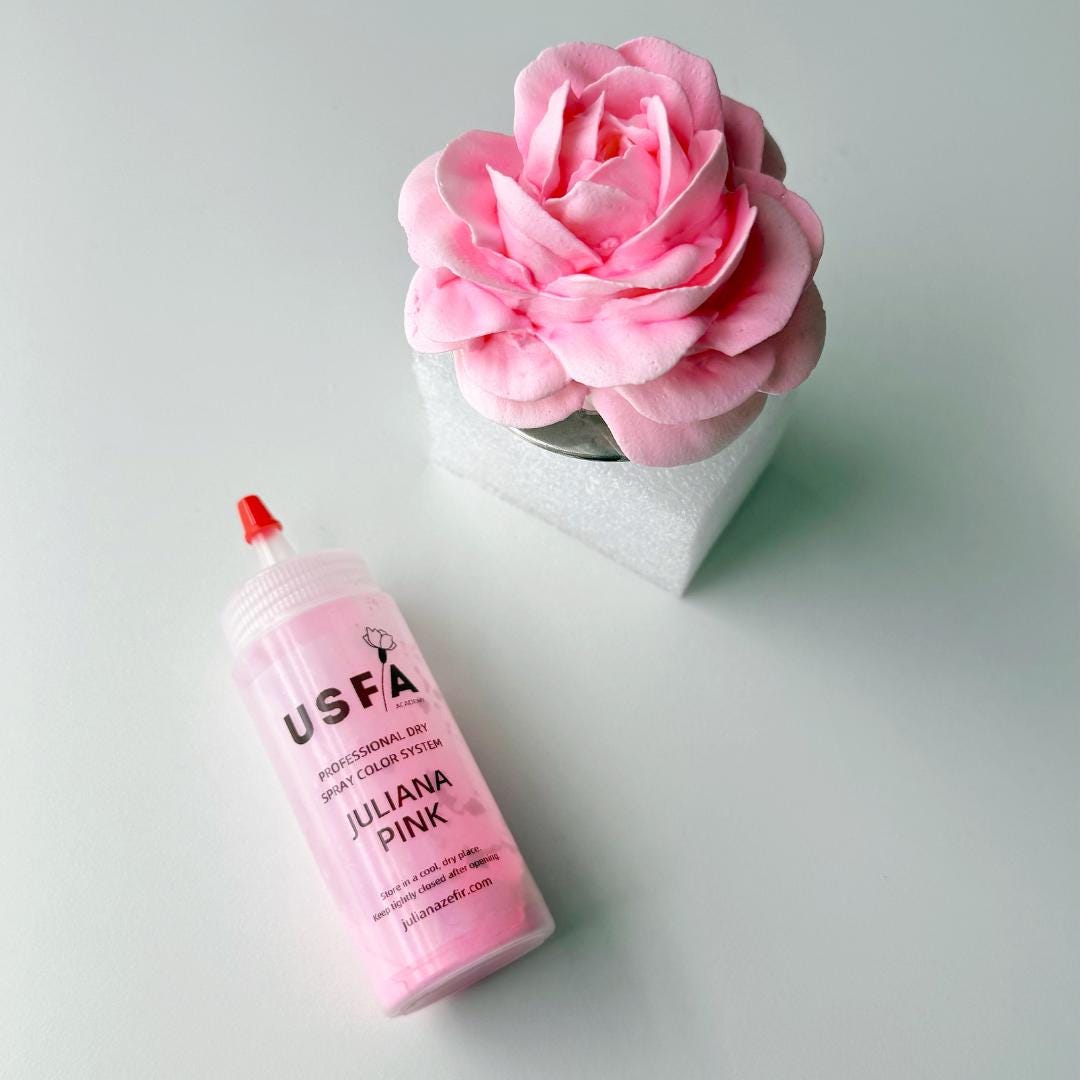 Juliana Pink Dry Spray Color System – Airbrush Alternative for Piped Flowers