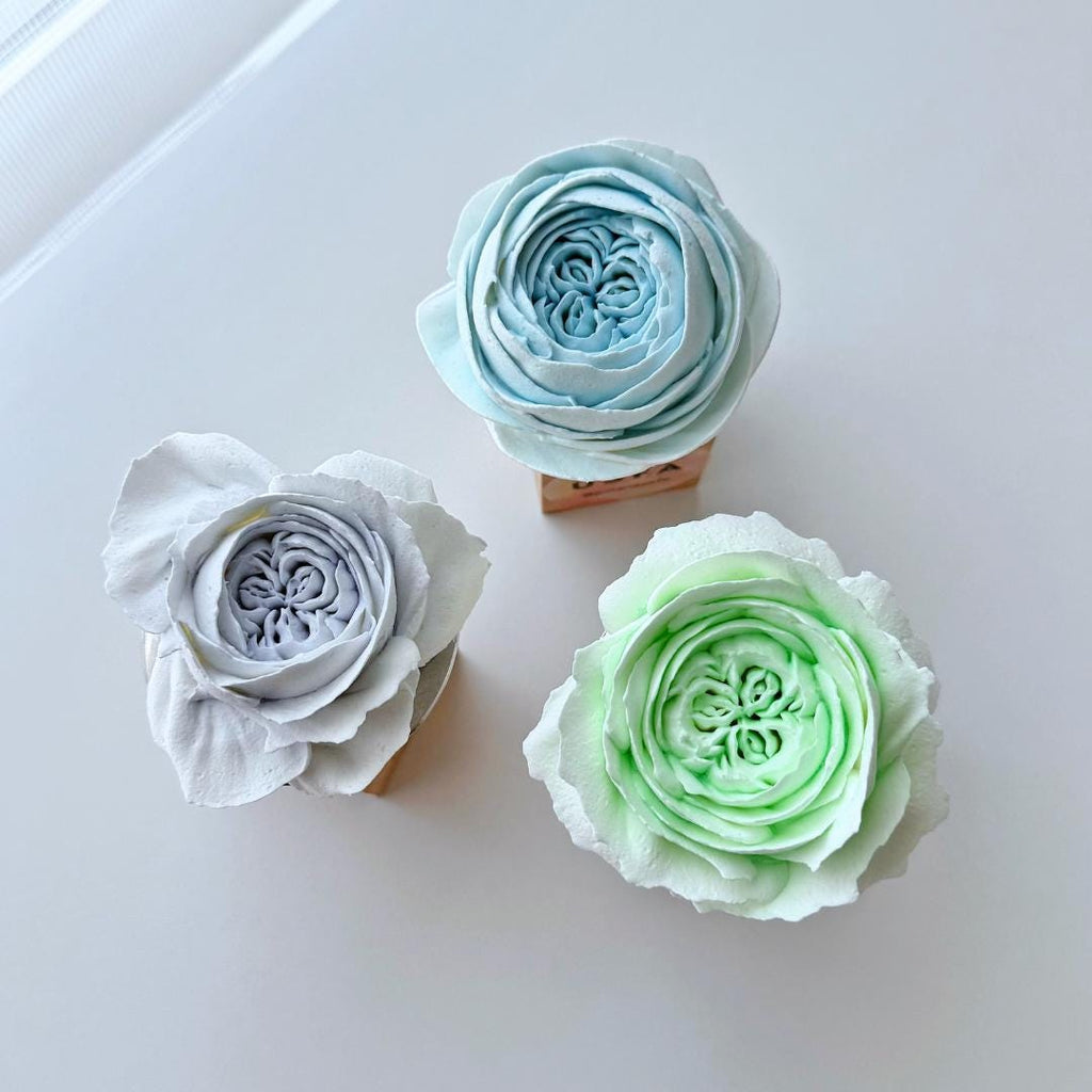 Pastel Palette Dry Spray Color System – Zefir Piped Flower Baking Decorations (Set of 5)