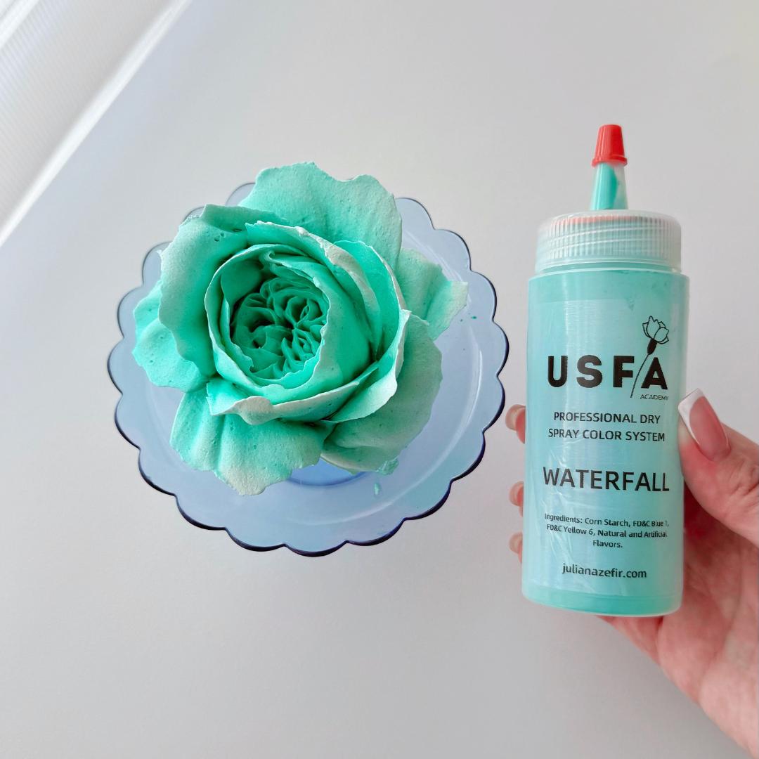 Waterfall Dry Spray Color System – Airbrush Alternative for Piped Flowers