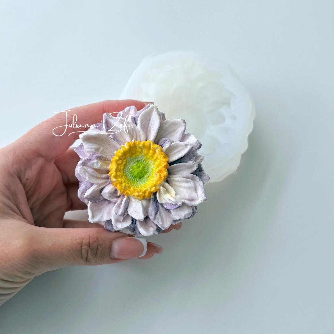 Gerbera Silicone Mold | food grade marshmallow zefir decorating tool