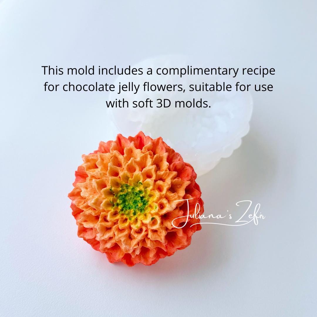 Marigold Silicone Mold | food grade marshmallow zefir decorating tool