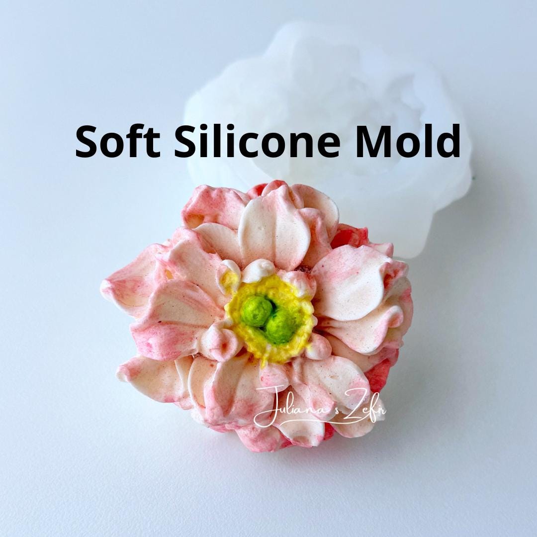 Rose Perle d'Or Silicone Mold | food grade marshmallow zefir decorating tool
