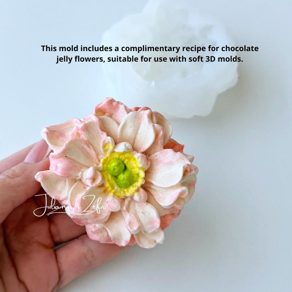 Rose Perle d'Or Silicone Mold | food grade marshmallow zefir decorating tool