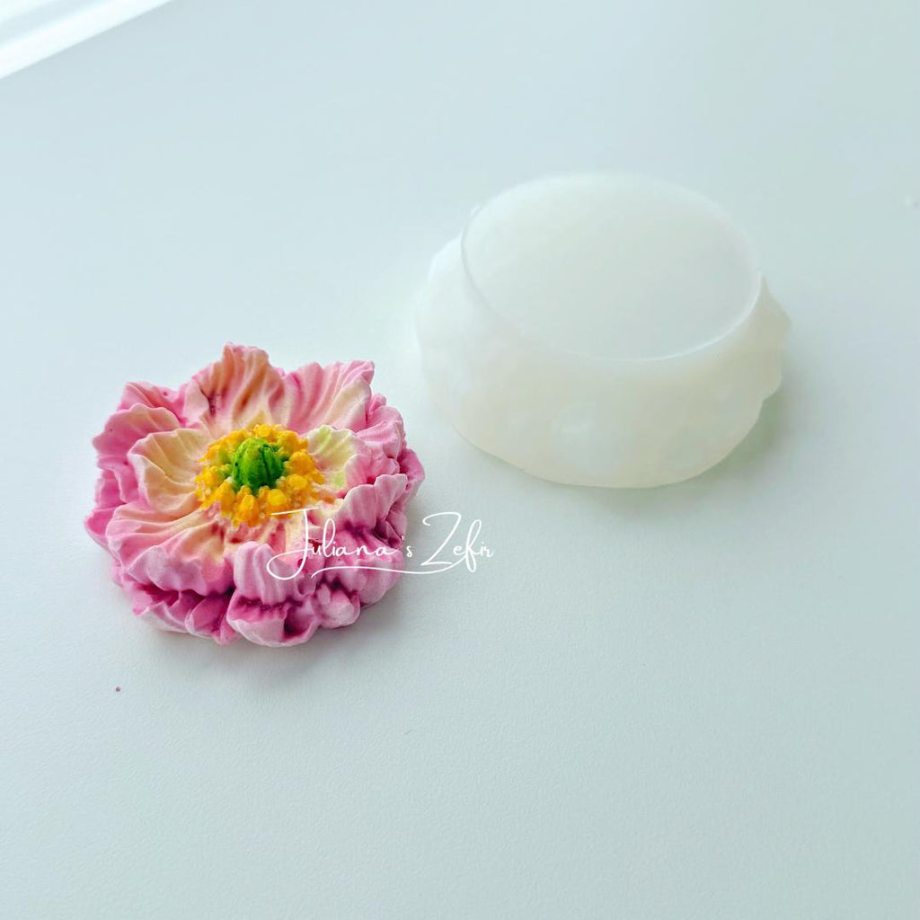 Peony First Arrival Silicone Mold | food grade marshmallow zefir decorating tool