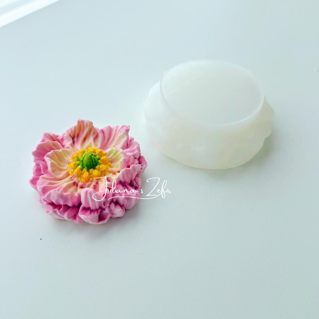 Peony First Arrival Silicone Mold | food grade marshmallow zefir decorating tool