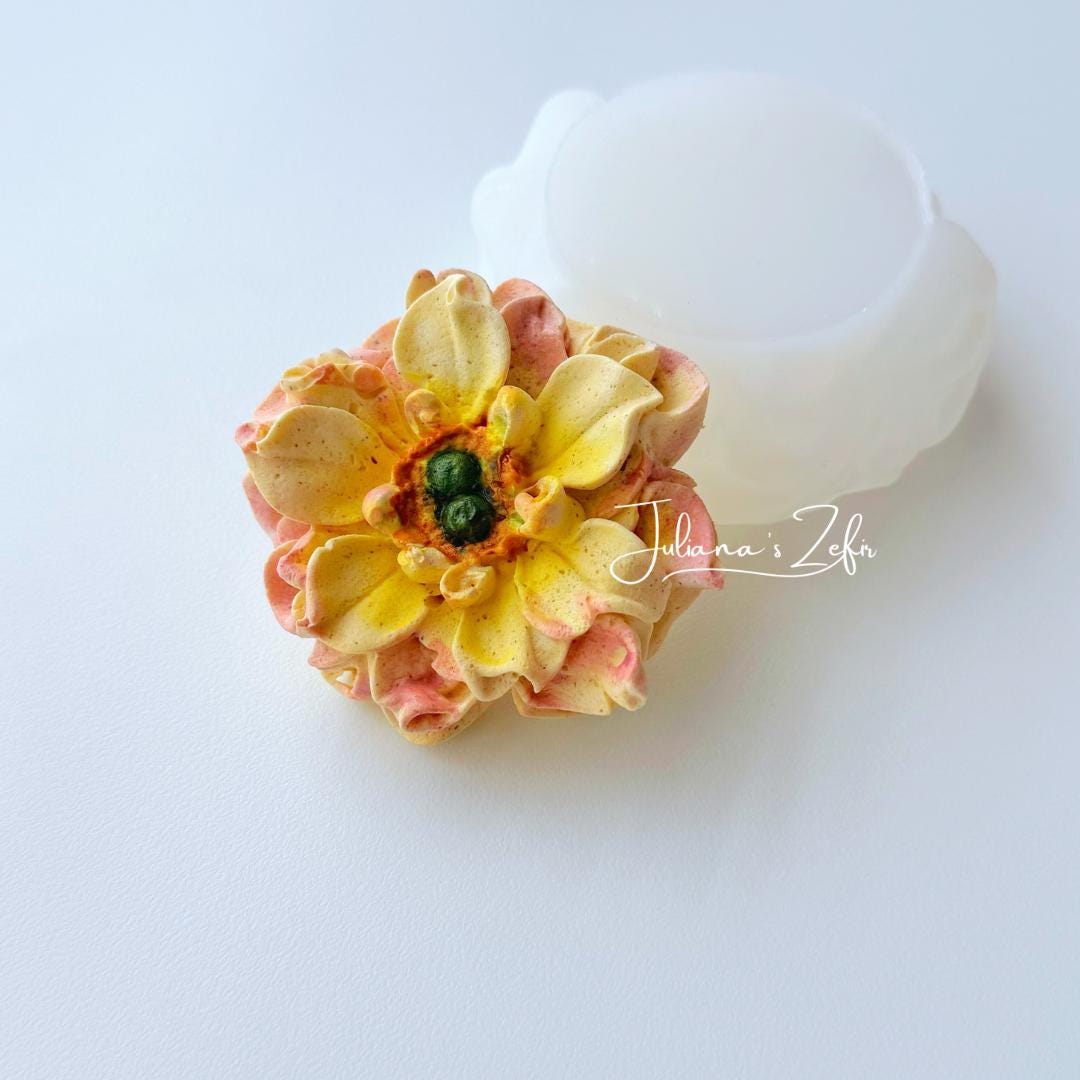 Rose Perle d'Or Silicone Mold | food grade marshmallow zefir decorating tool