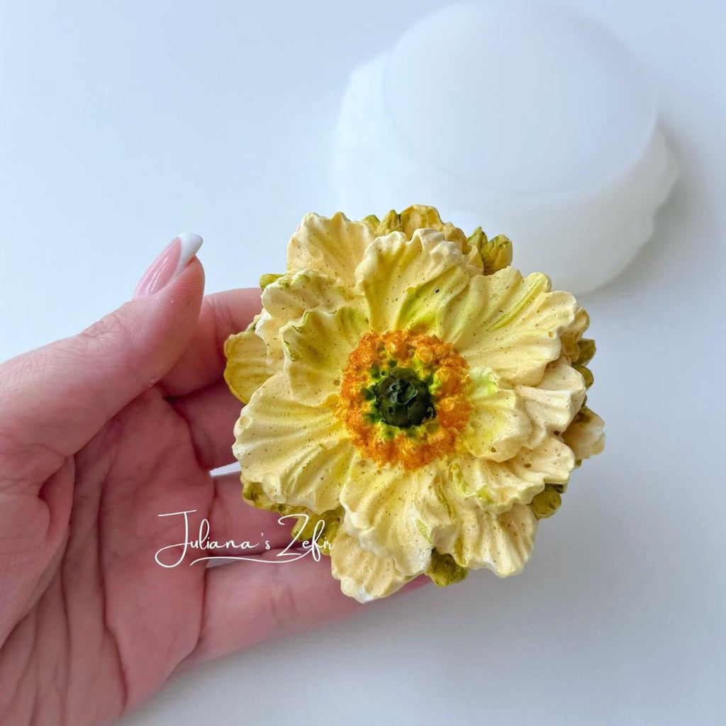 Peony First Arrival Silicone Mold | food grade marshmallow zefir decorating tool