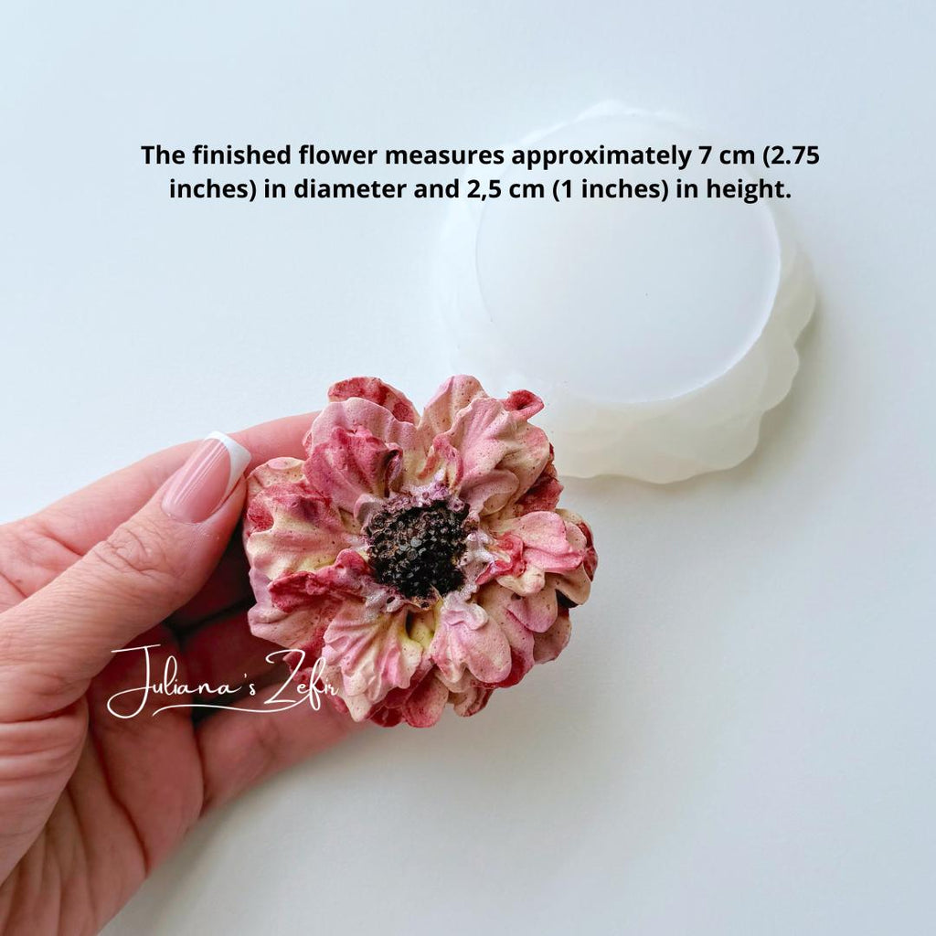 Scabiosa Silicone Mold | food grade marshmallow zefir decorating tool