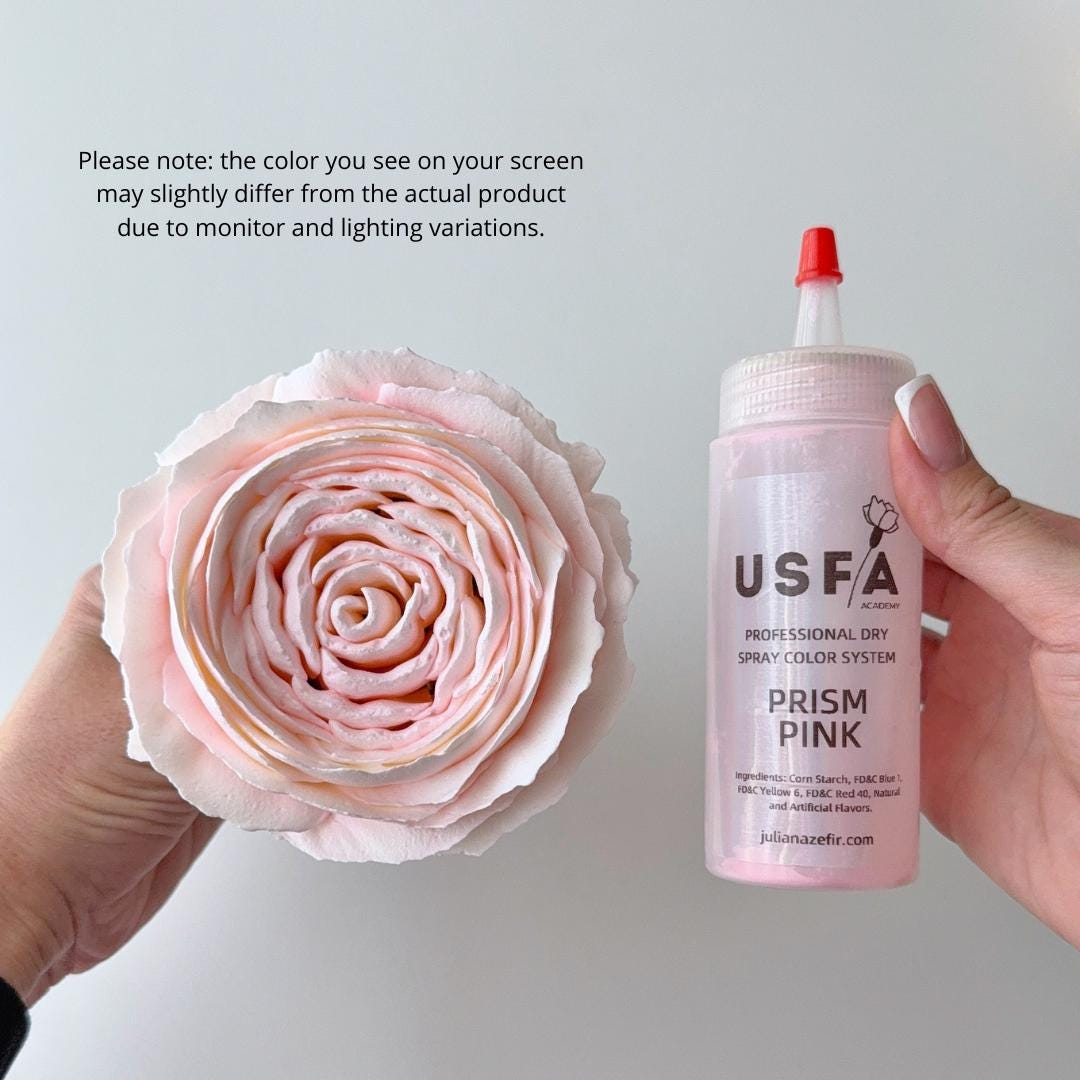Prism Pink Dry Spray Color System – Airbrush Alternative for Piped Flowers