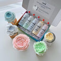 Pastel Palette Dry Spray Color System – Zefir Piped Flower Baking Decorations (Set of 5)
