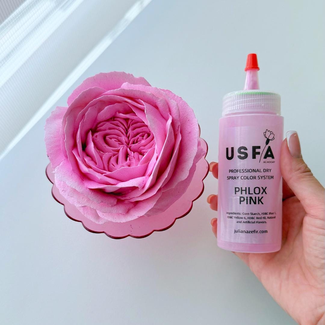 Phlox Pink Dry Spray Color System – Airbrush Alternative for Piped Flowers