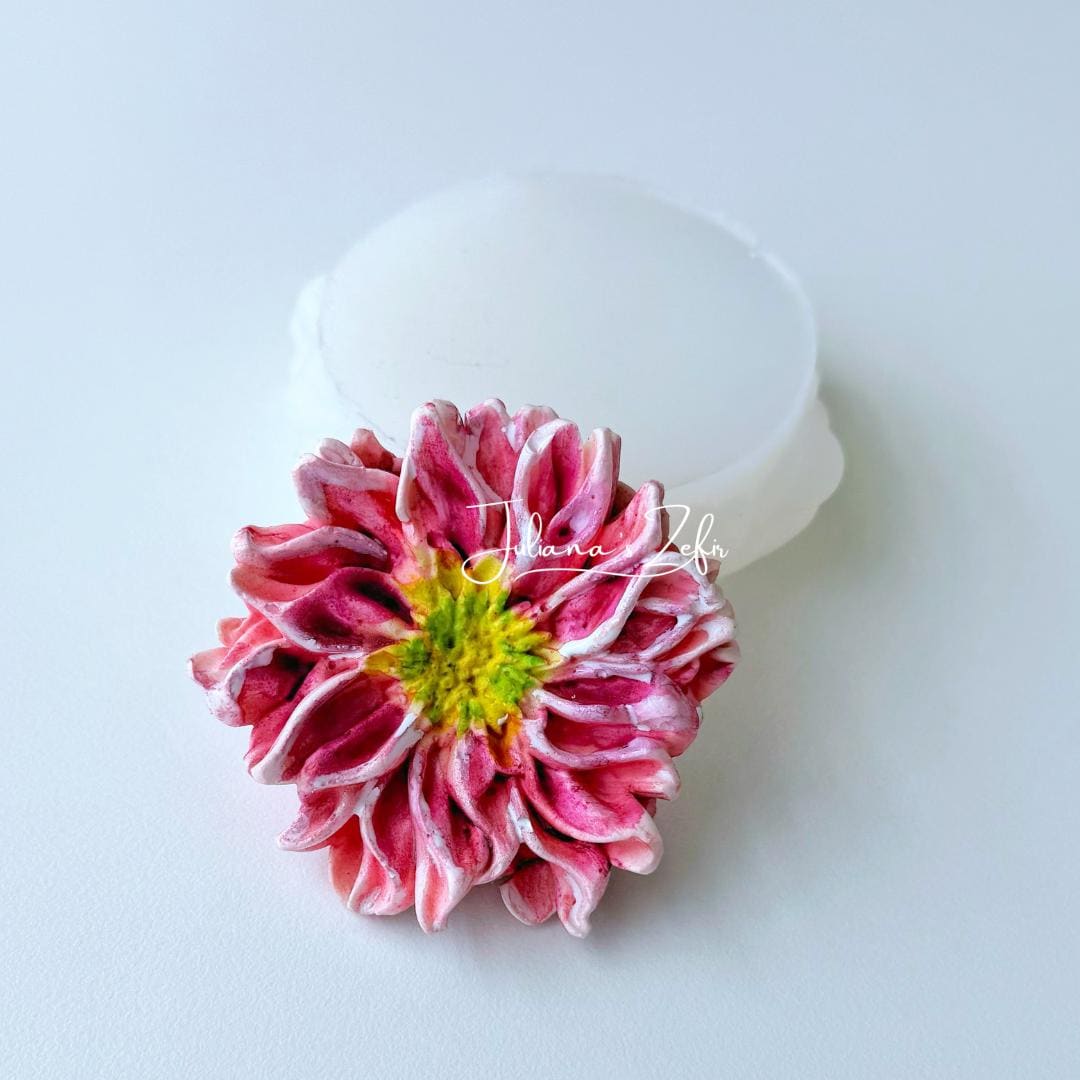 Chrysanthemum Bolte Soft Silicone Mold | food grade marshmallow zefir decorating tool