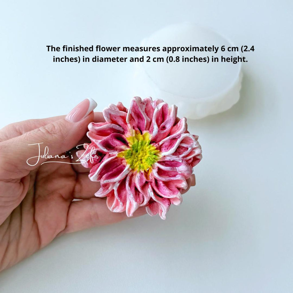 Chrysanthemum Bolte Soft Silicone Mold | food grade marshmallow zefir decorating tool