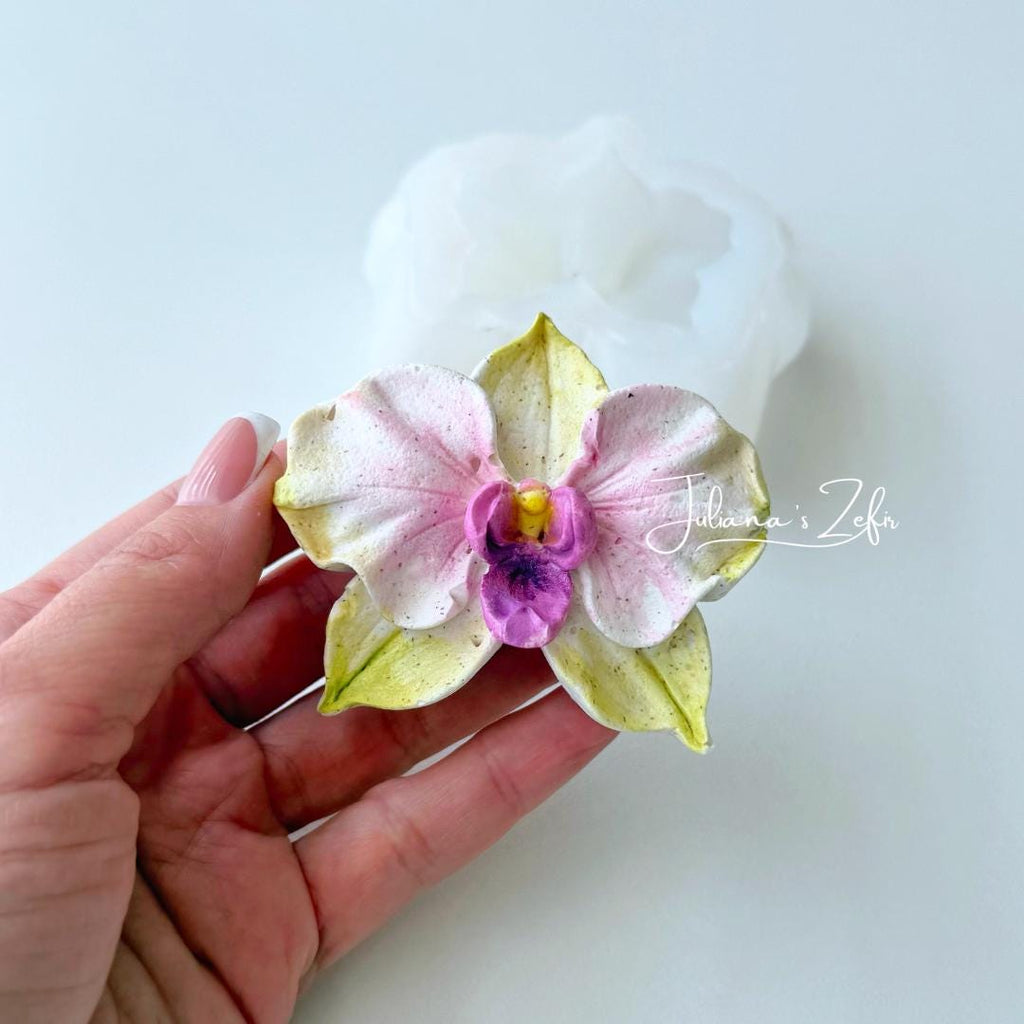 Orchid Soft Silicone Mold | food grade marshmallow zefir decorating tool