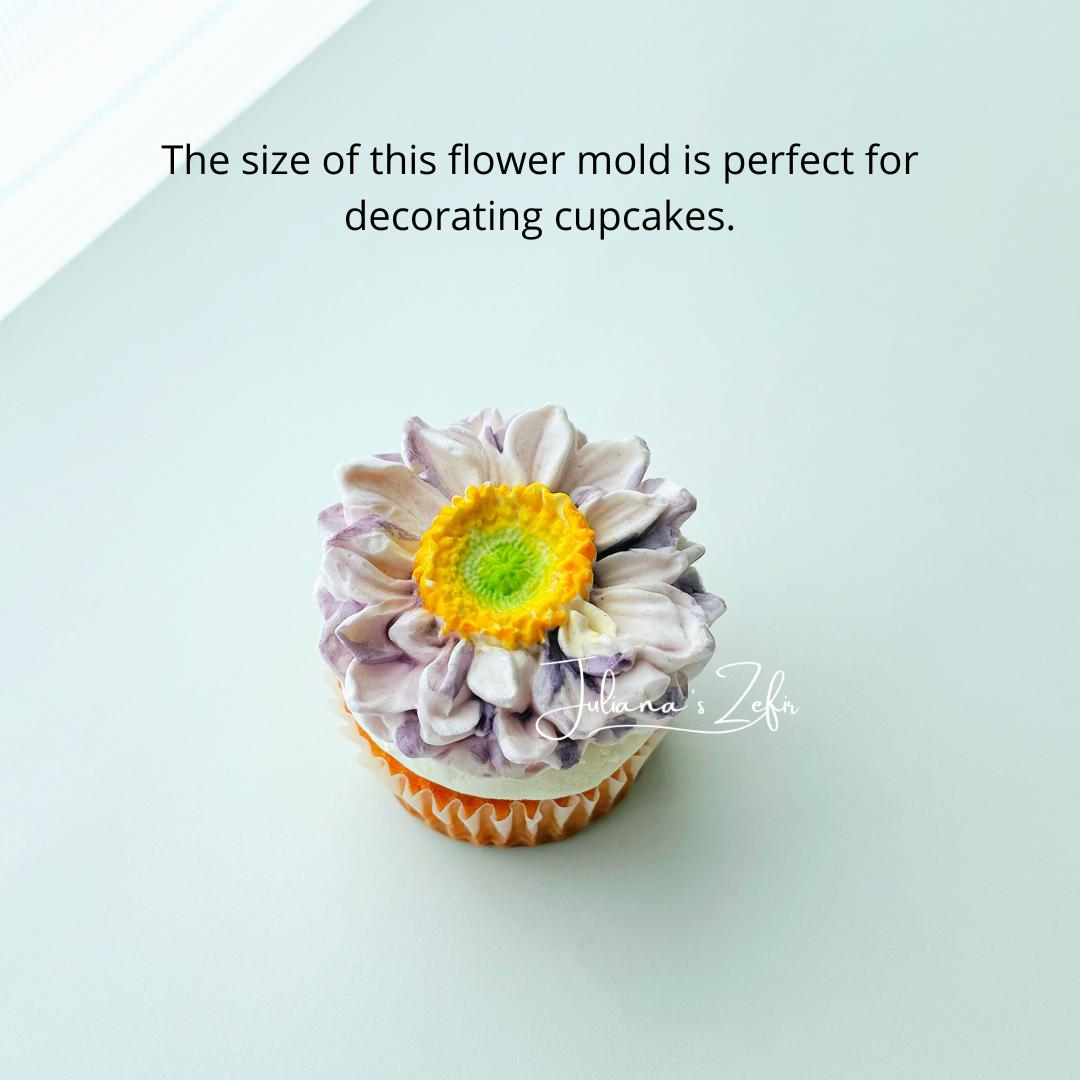 Gerbera Silicone Mold | food grade marshmallow zefir decorating tool