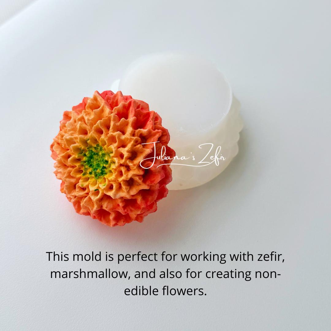 Marigold Silicone Mold | food grade marshmallow zefir decorating tool