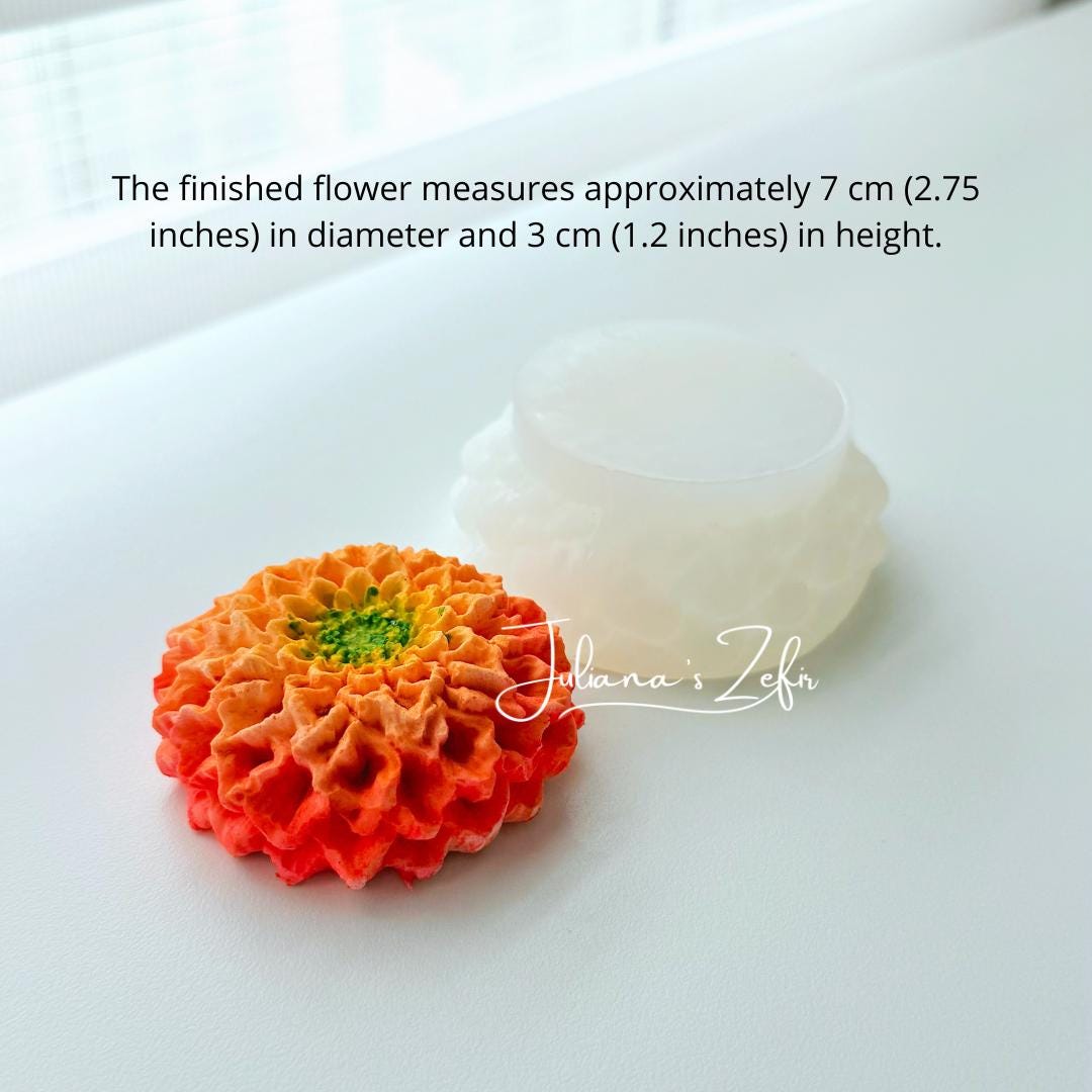 Marigold Silicone Mold | food grade marshmallow zefir decorating tool
