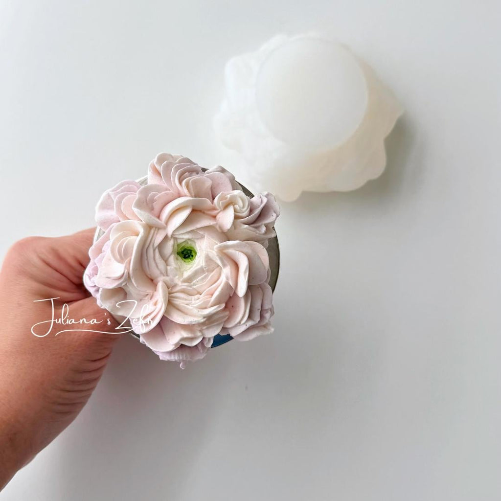 Ranunculus Silicone Mold | food grade marshmallow zefir decorating tool