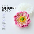 Peony First Arrival Silicone Mold | food grade marshmallow zefir decorating tool