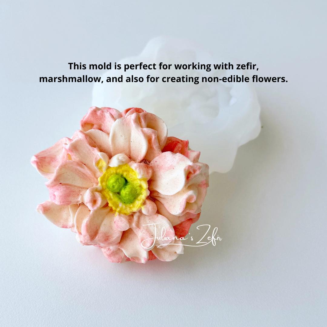 Rose Perle d'Or Silicone Mold | food grade marshmallow zefir decorating tool