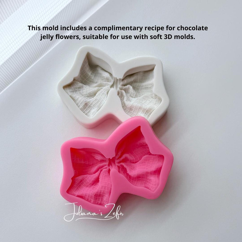 Bow Silicone Mold | food grade marshmallow zefir decorating tool