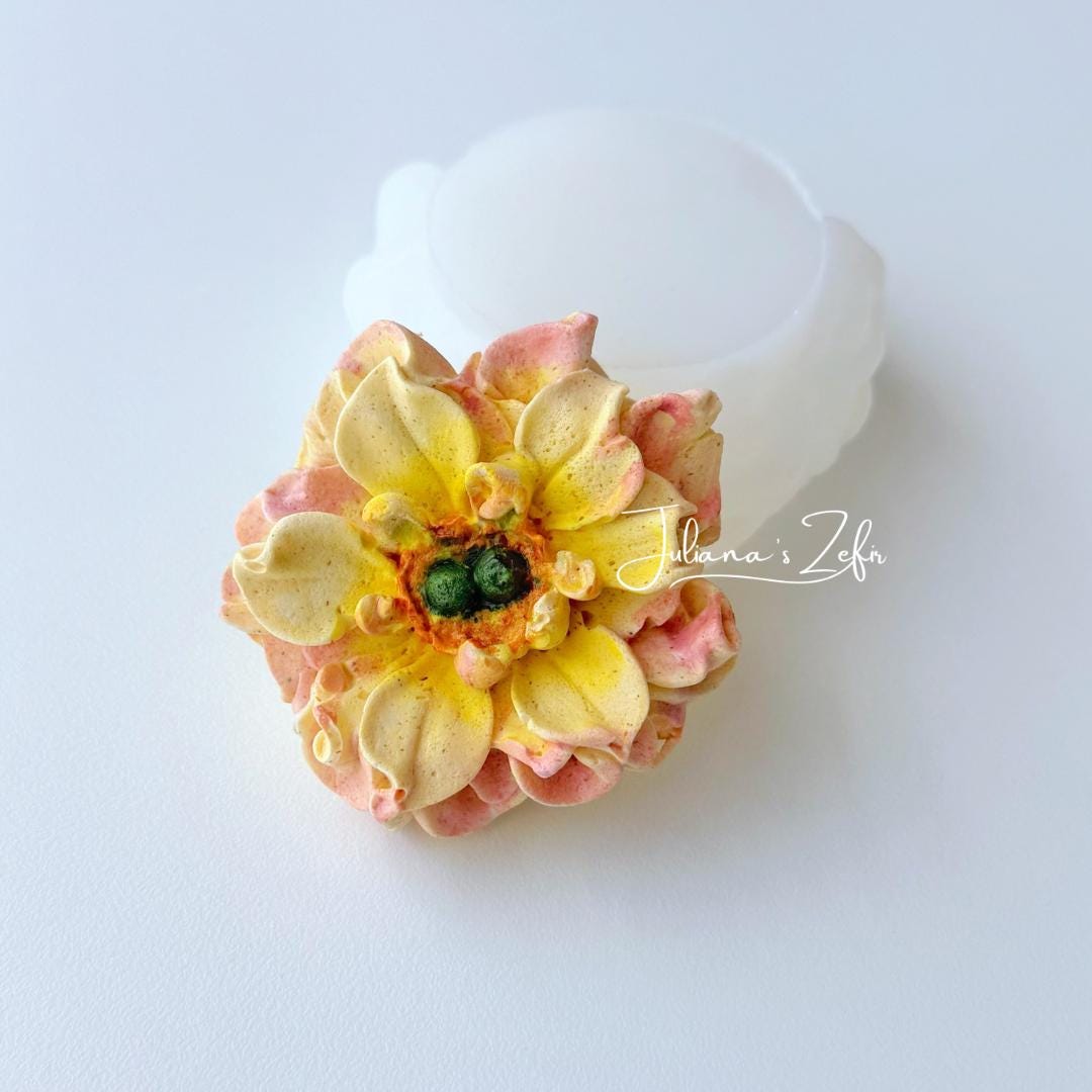 Rose Perle d'Or Silicone Mold | food grade marshmallow zefir decorating tool