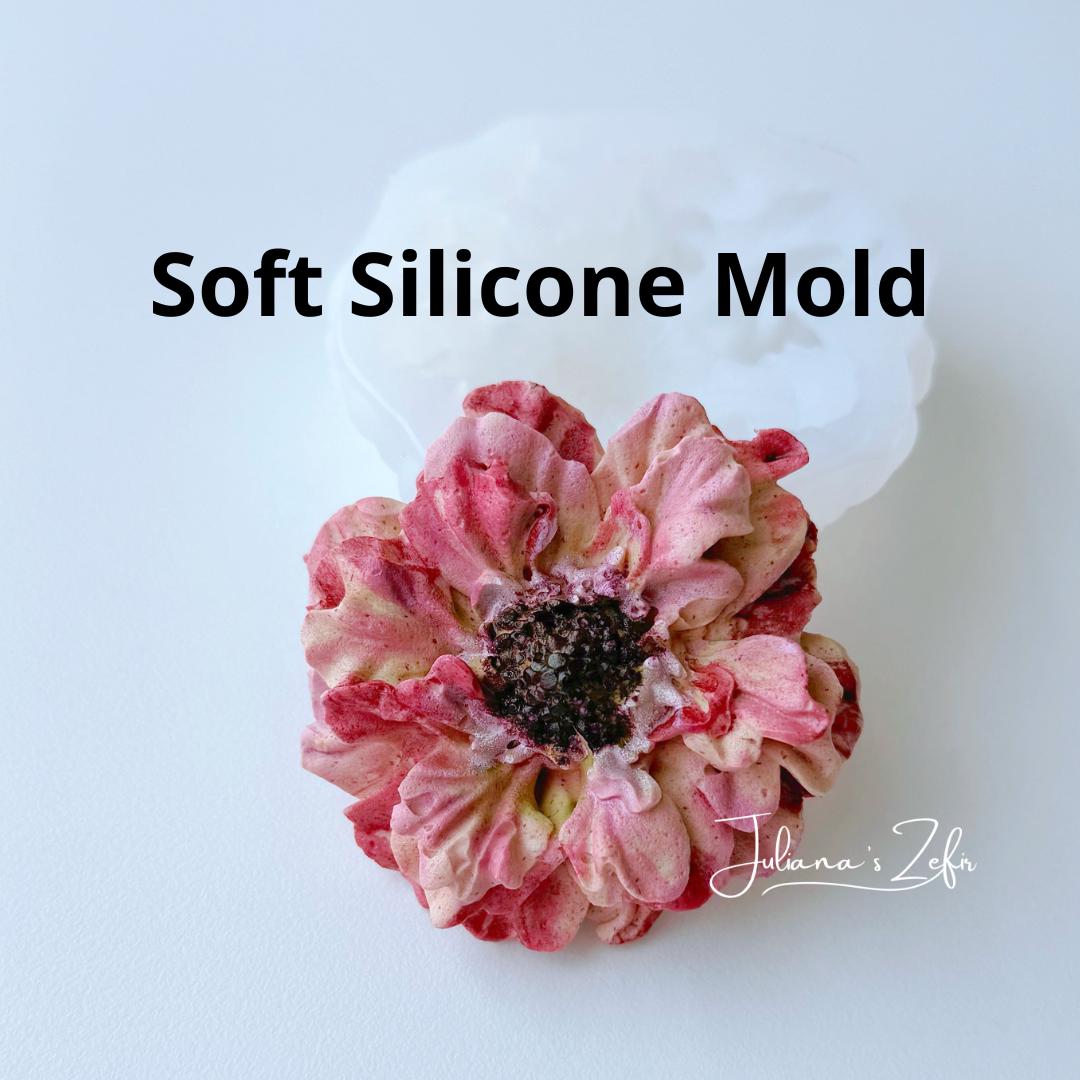 Scabiosa Silicone Mold | food grade marshmallow zefir decorating tool