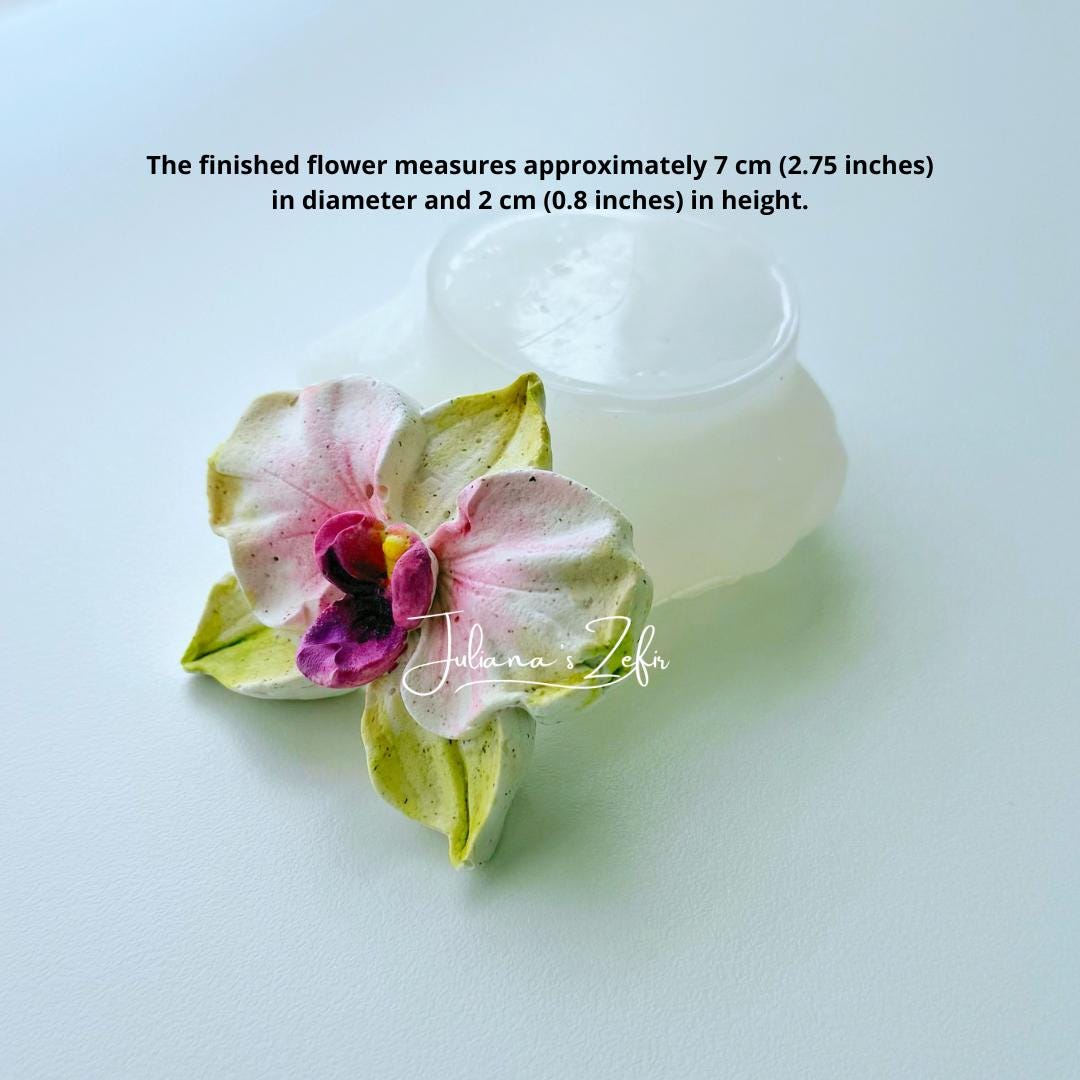 Orchid Soft Silicone Mold | food grade marshmallow zefir decorating tool