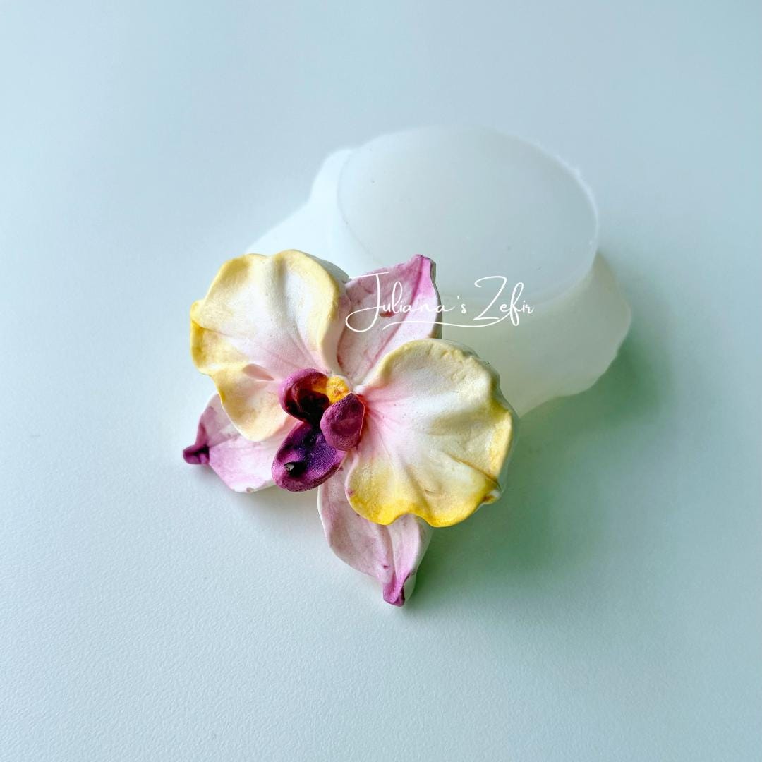 Orchid Soft Silicone Mold | food grade marshmallow zefir decorating tool