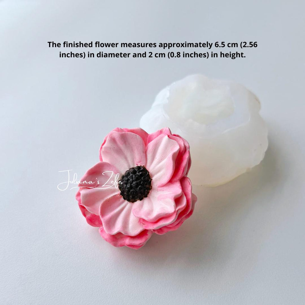 Anemone Silicone Mold | food grade marshmallow zefir decorating tool