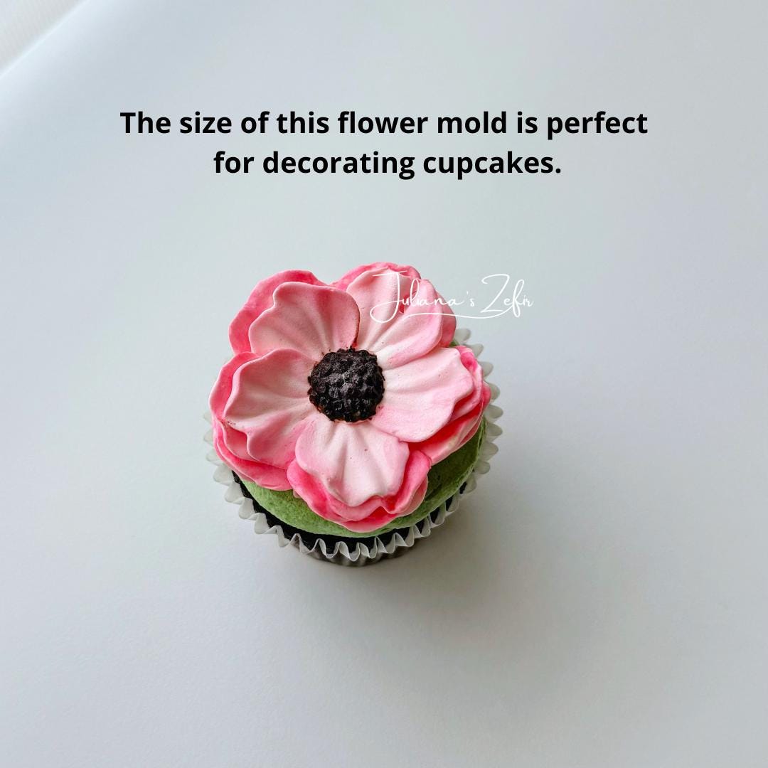 Anemone Silicone Mold | food grade marshmallow zefir decorating tool