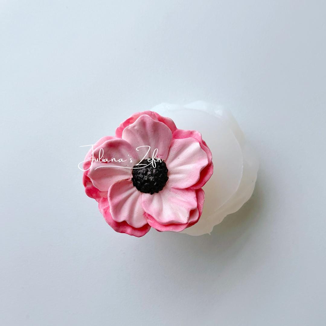 Anemone Silicone Mold | food grade marshmallow zefir decorating tool