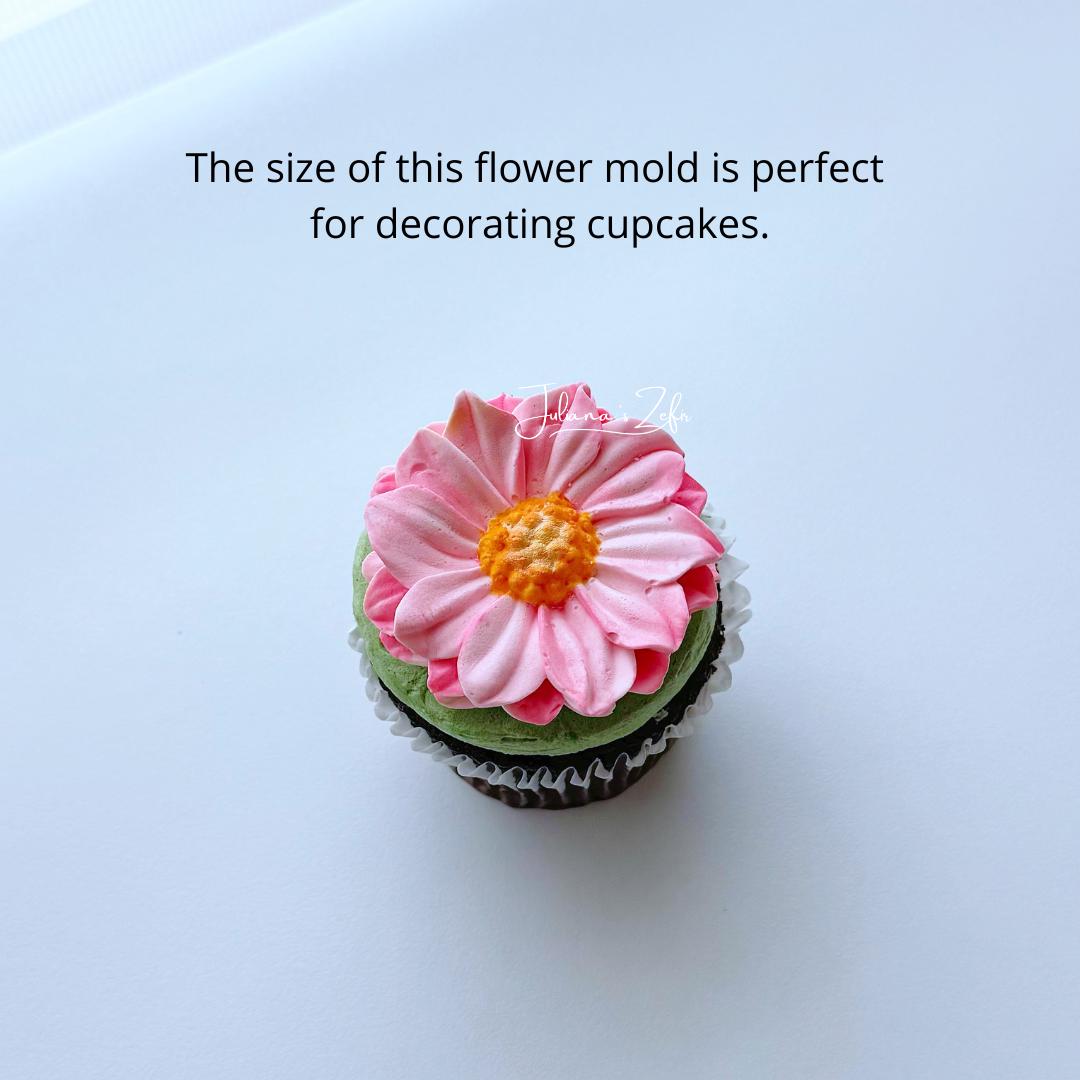 Chrysanthemum Dulwich Pink Silicone Mold | food grade marshmallow zefir decorating tool