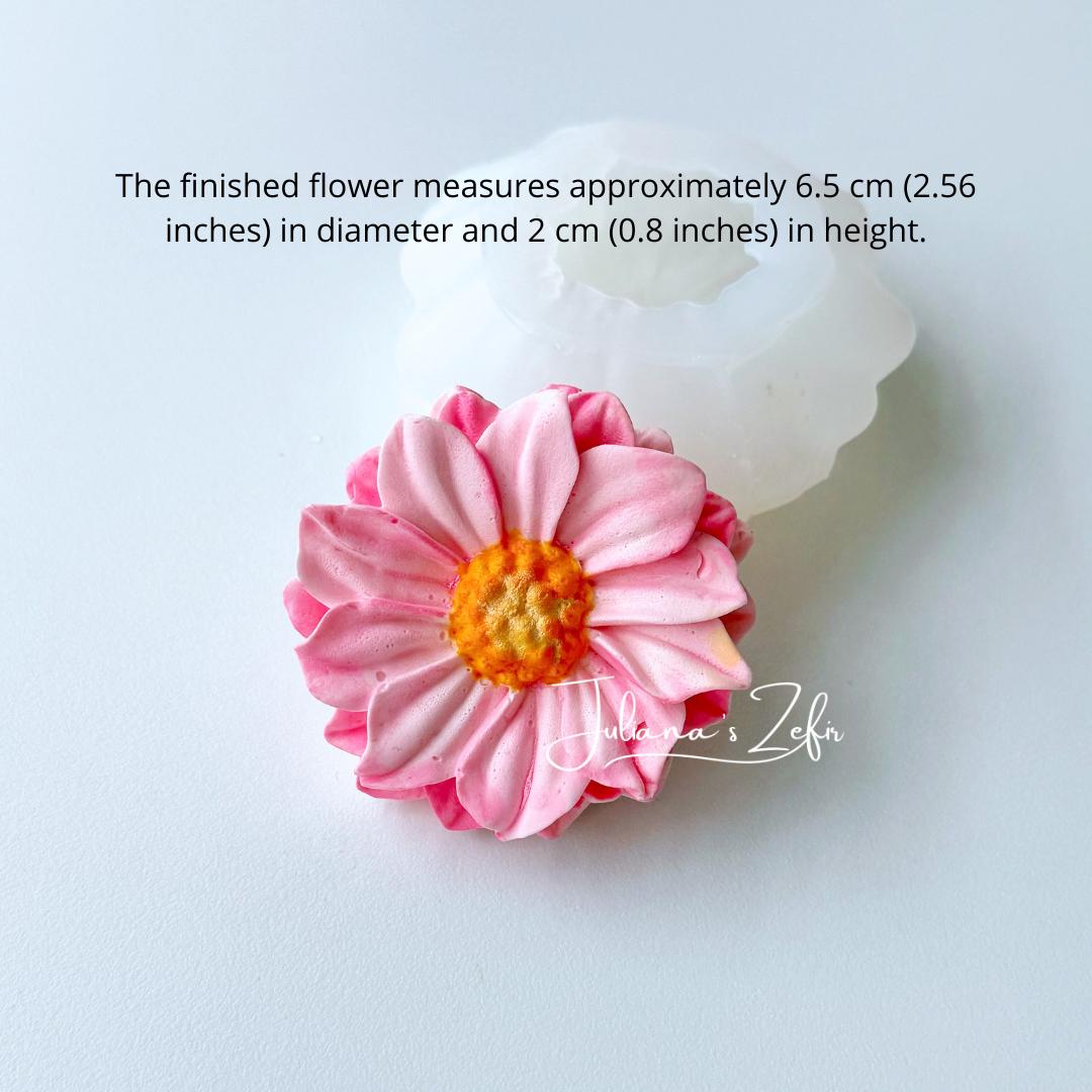 Chrysanthemum Dulwich Pink Silicone Mold | food grade marshmallow zefir decorating tool