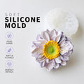Gerbera Silicone Mold | food grade marshmallow zefir decorating tool