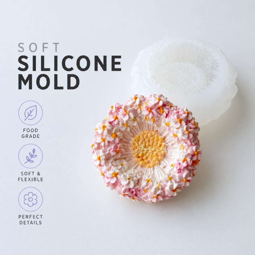 African Lily Silicone Mold | food grade marshmallow zefir decorating tool