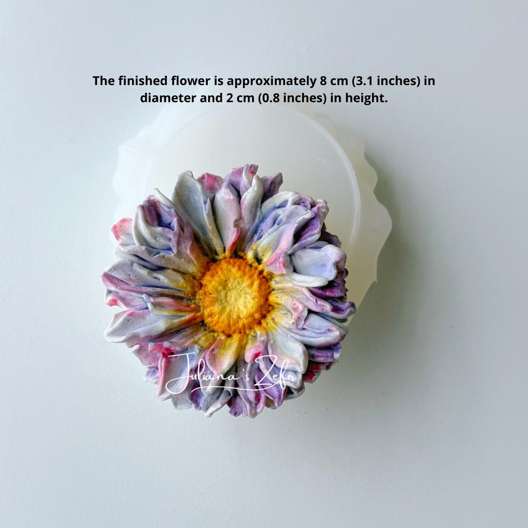 Chrysanthemum Beechcroft Silicone Mold | food grade marshmallow zefir decorating tool