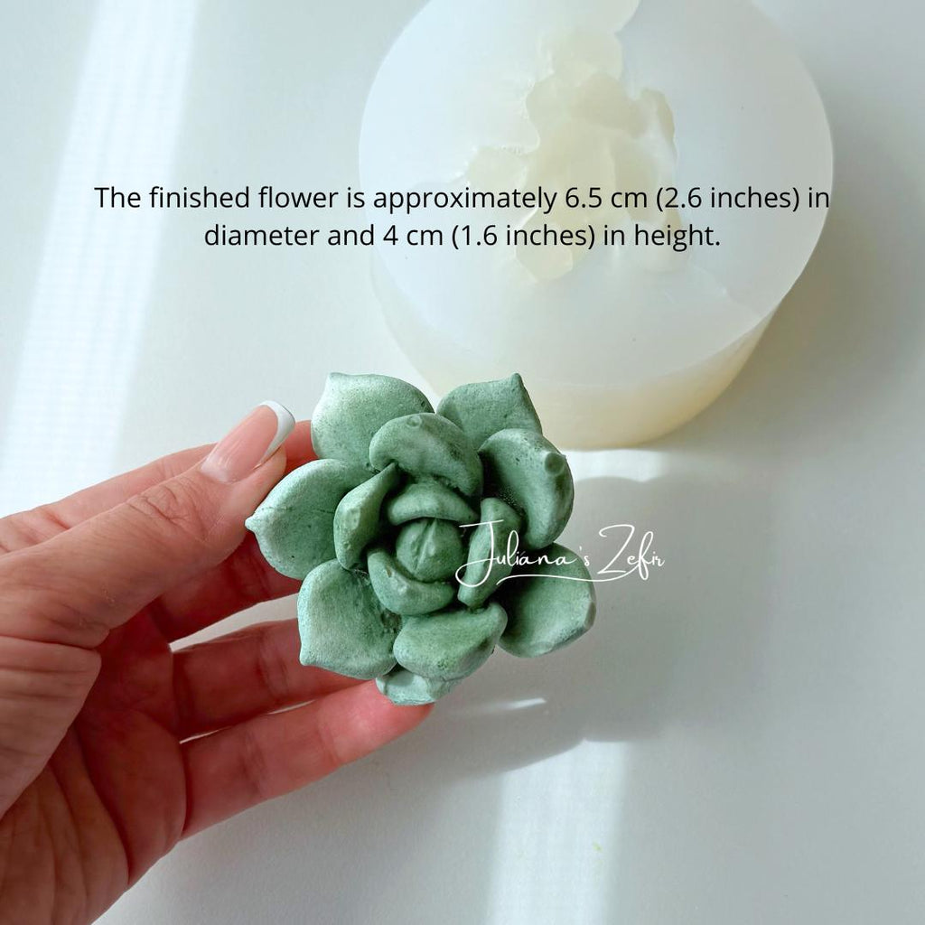 Succulent Silicone Mold | food grade marshmallow zefir decorating tool