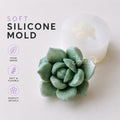 Succulent Silicone Mold | food grade marshmallow zefir decorating tool