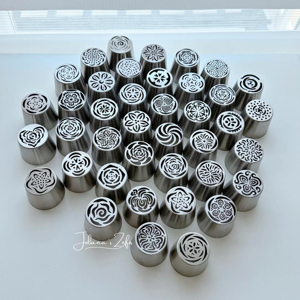 XL Russian Tulip Piping Tips, Stainless Steel Flower Nozzles