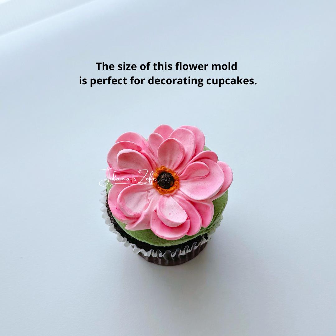 Ranunculus Helios Silicone Mold | food grade marshmallow zefir decorating tool
