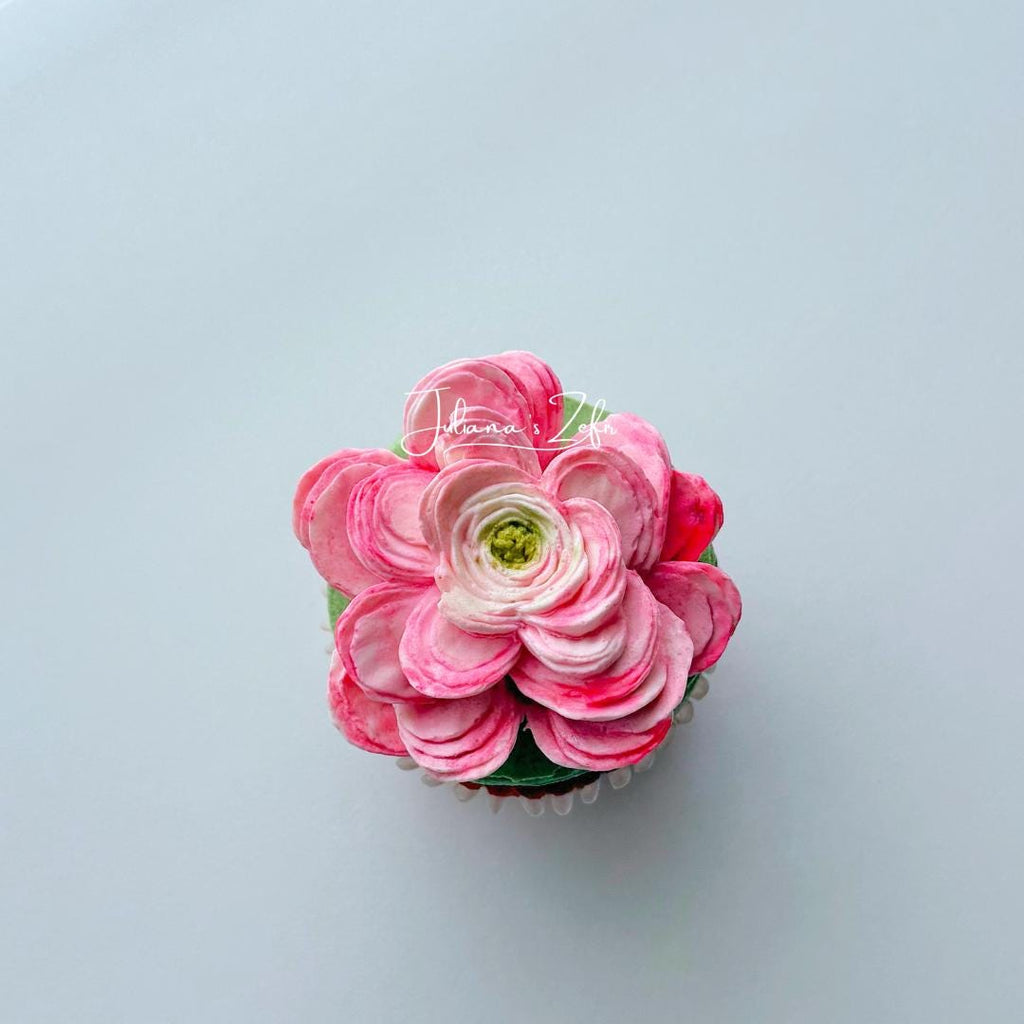 Ranunculus Cream Silicone Mold | food grade marshmallow zefir decorating tool