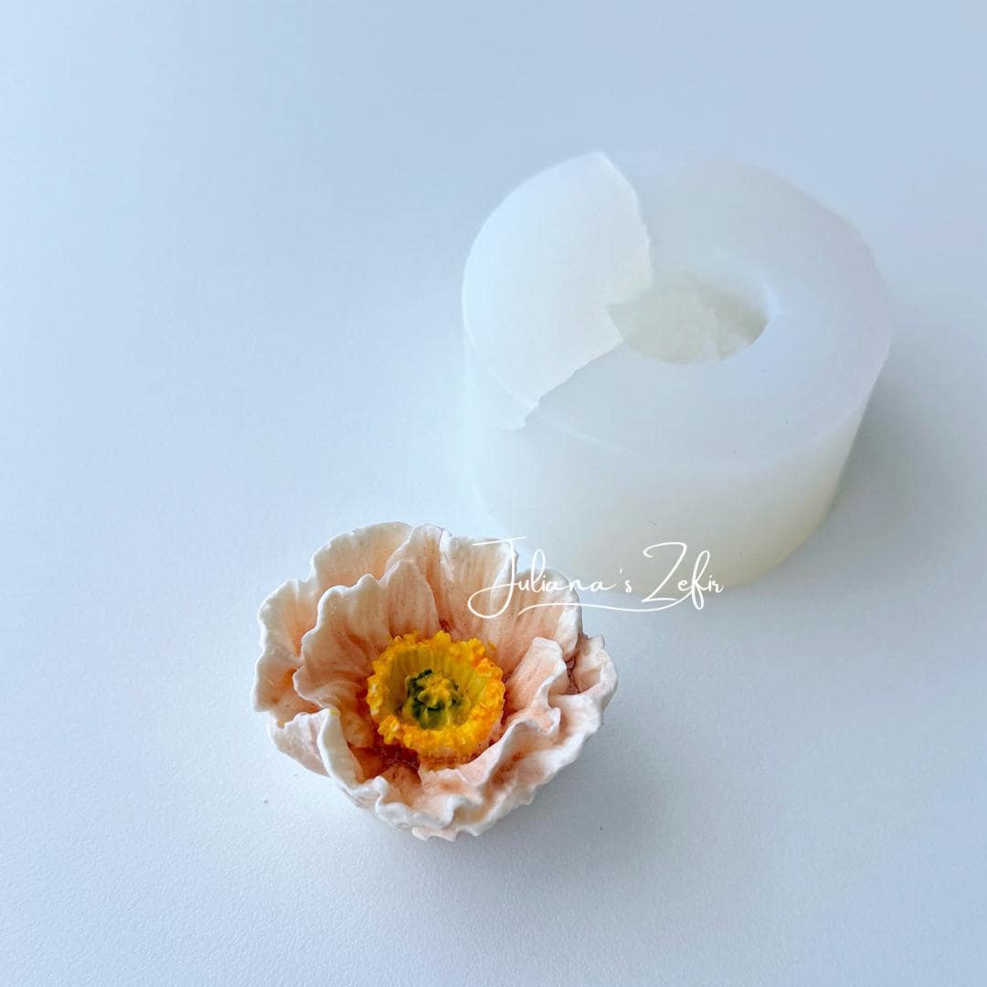 Poppy Silicone Mold | food grade marshmallow zefir decorating tool