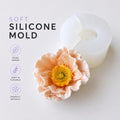 Poppy Silicone Mold | food grade marshmallow zefir decorating tool
