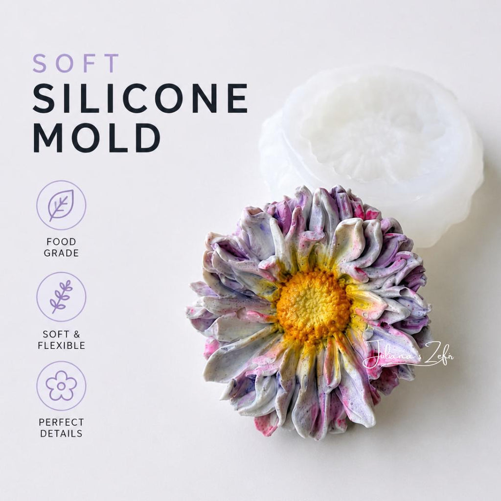 Chrysanthemum Beechcroft Silicone Mold | food grade marshmallow zefir decorating tool